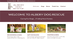 Desktop Screenshot of alberydogrescue.co.uk